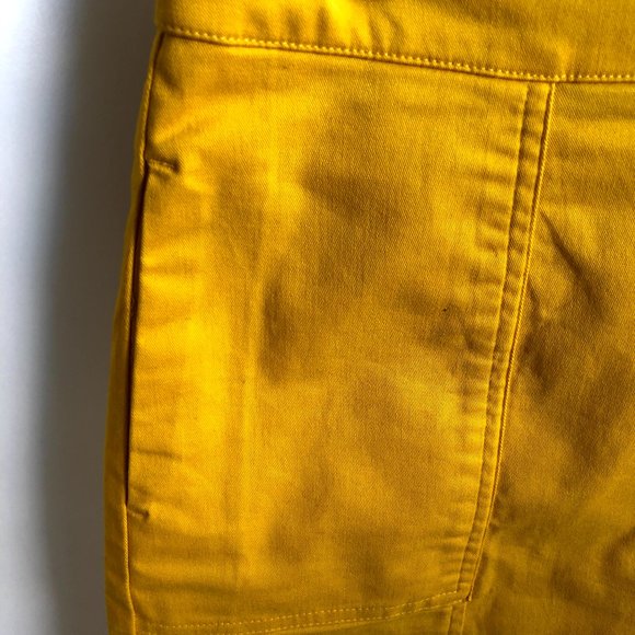 Boden Yellow Chino Skirt - Picture 3 of 5